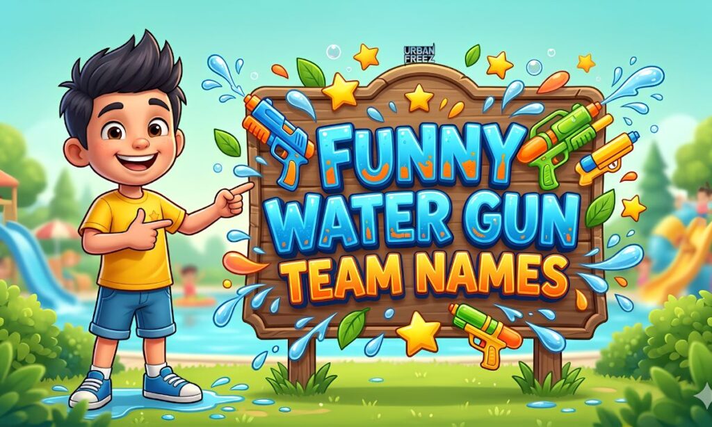 Funny Water Gun Team Names