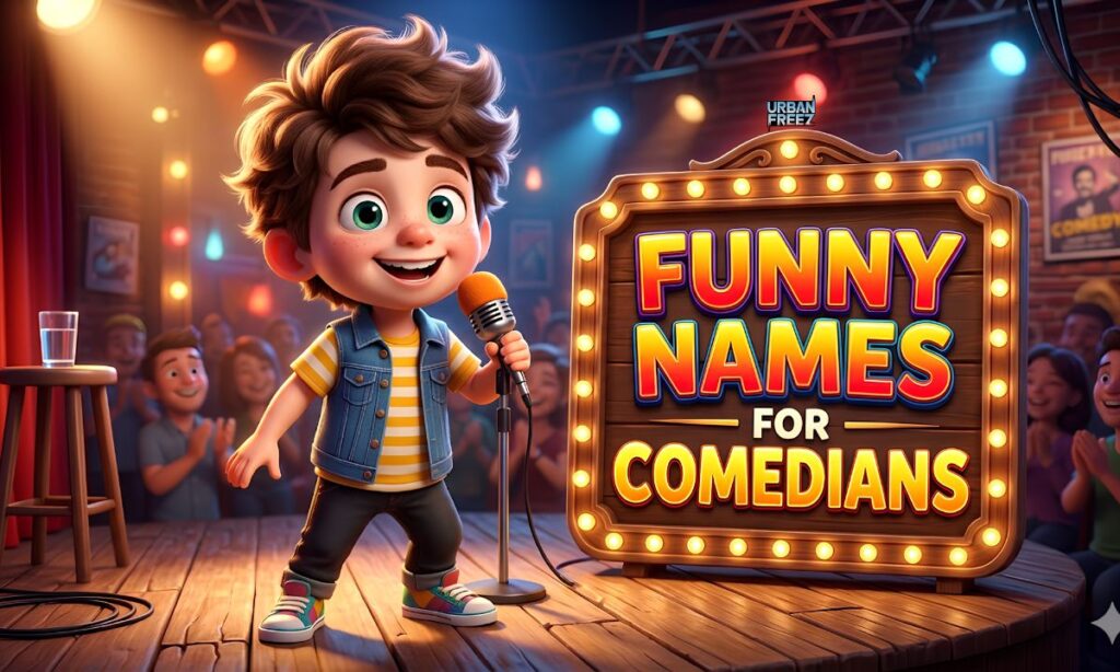 funny names for comedians