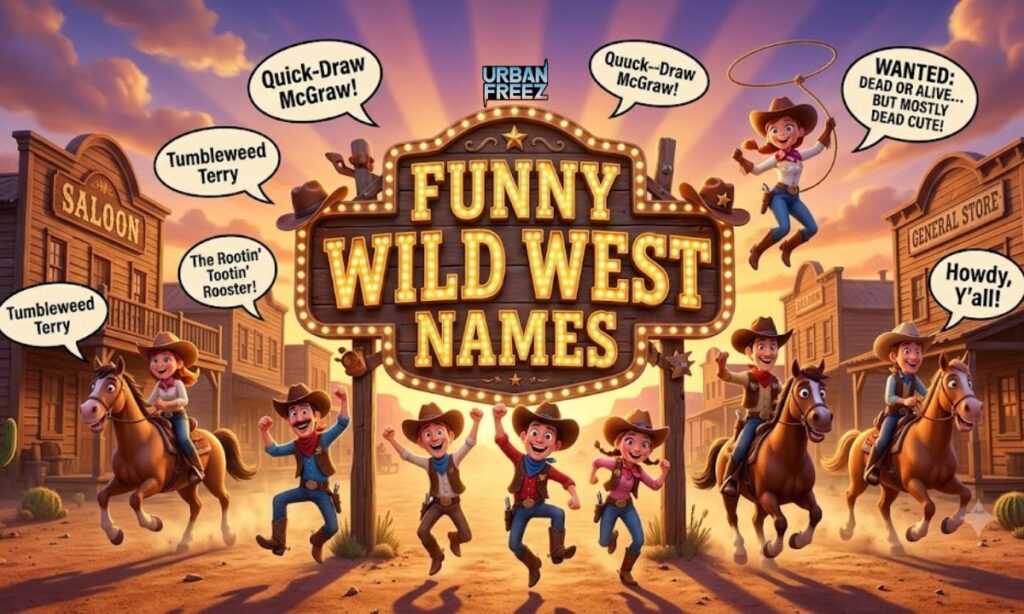 funny wild west names
