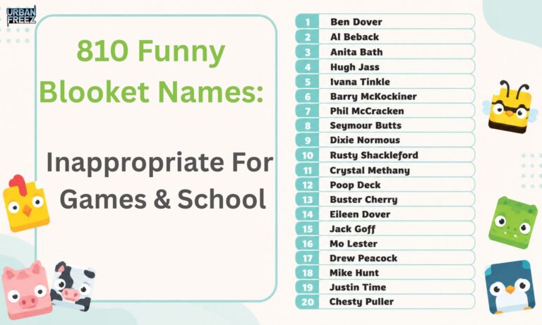 810 Funny Blooket NamesInappropriate For Games & School