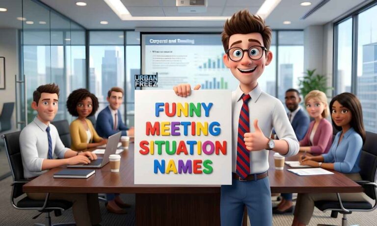 FUNNY MEETING SITUATION NAMES