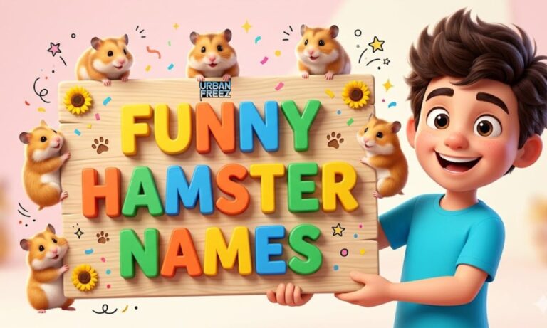 funny hamster names
