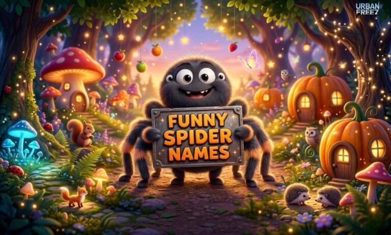 funny spider names